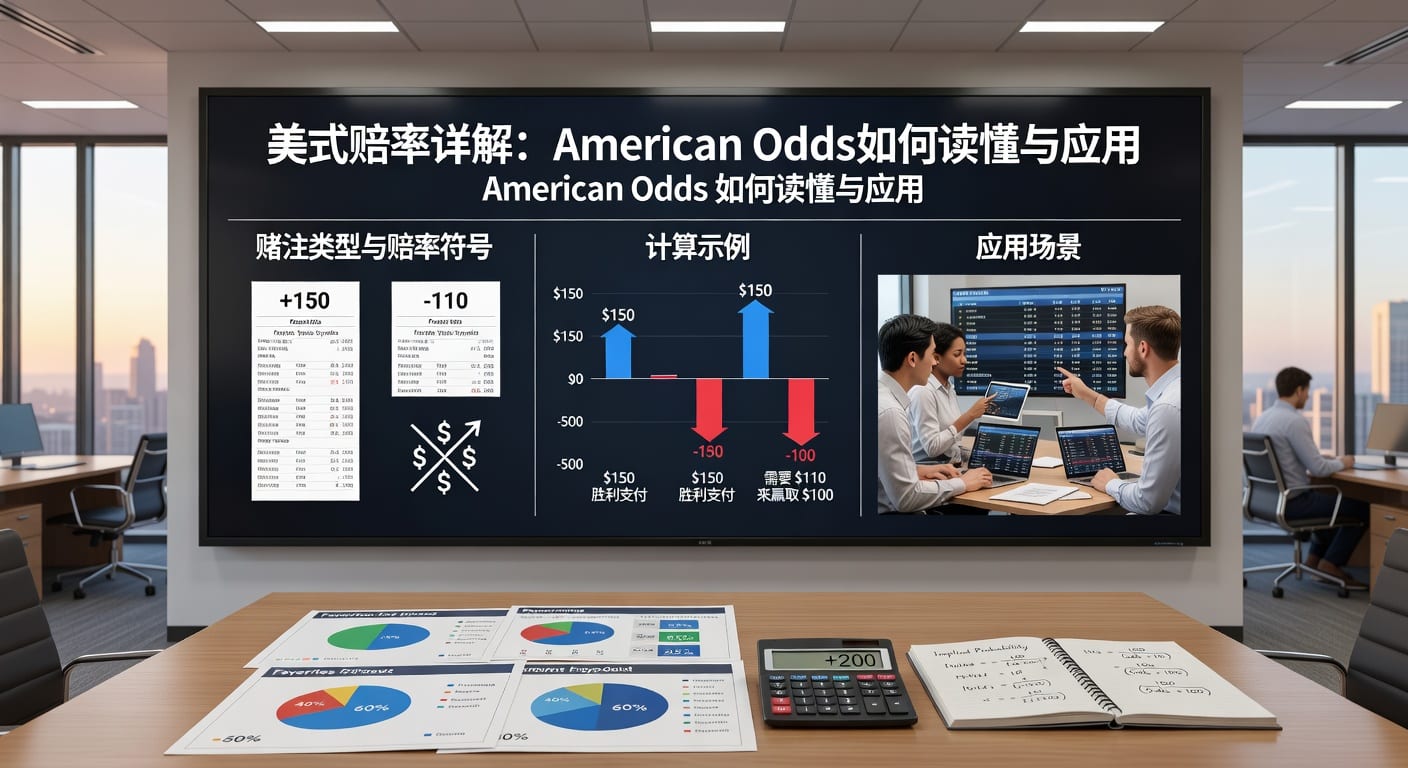 美式赔率 (American Odds) 深度解析：体育博彩玩家的必修课