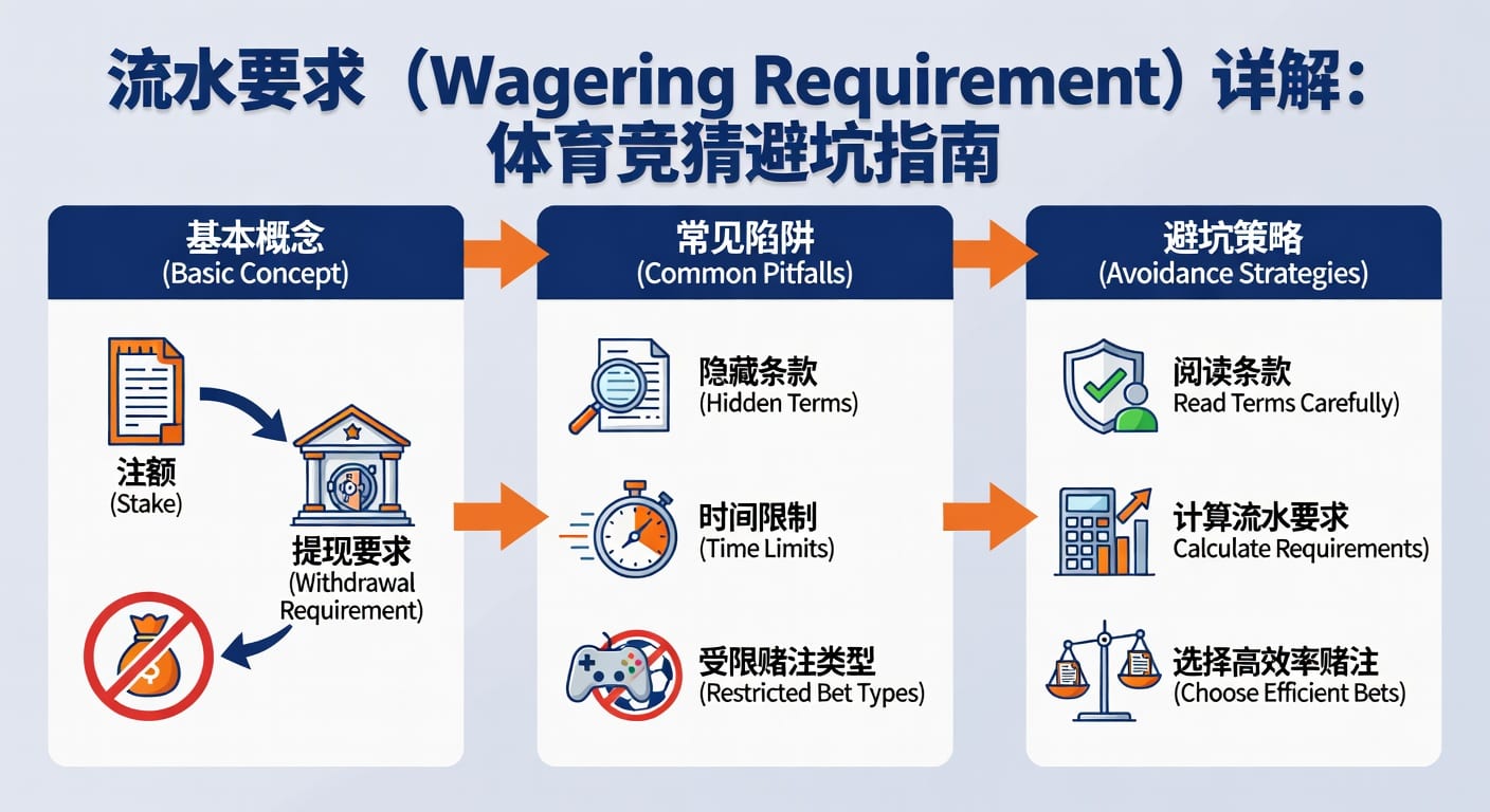 体育博彩流水要求 sports wagering requirement：资深玩家实操指南
