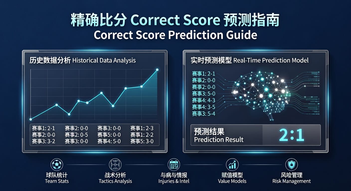 精确比分 correct score：判断框架与实战阅读
